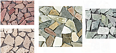 Bruchmosaik aus Marmor