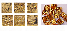 10x10mm Goldmosaik