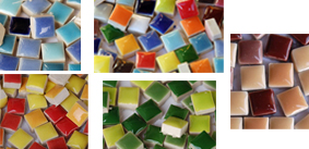 10x10mm Keramikmosaik