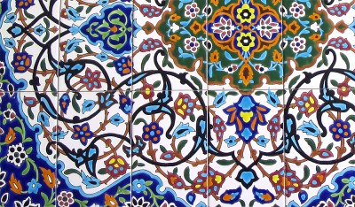 Orientalische Wandfliesen 75x105 cm 