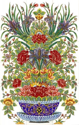 bemalte Wandfliesen 120x75 cm