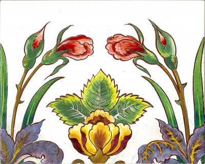 bemalte Wandfliesen 120x75 cm