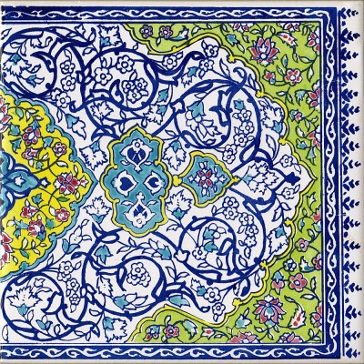 Orientalische Wandfliesen 15x30 cm 