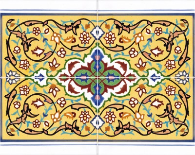Orientalische Wandfliesen 40x50 cm 