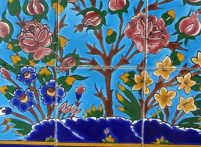 Orientalische Wandfliesen 60x45cm 