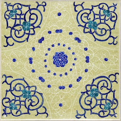 Orientalische Wandfliese 15x15 cm 