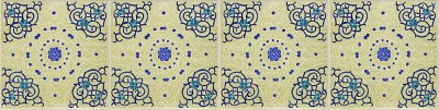 Orientalische Wandfliese 15x15 cm 