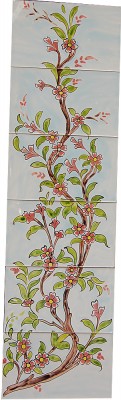 bemalte Wandfliesen 90x25 cm