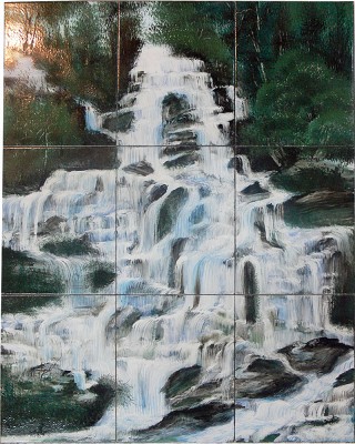bemalte Wandfliesen 75x60 cm