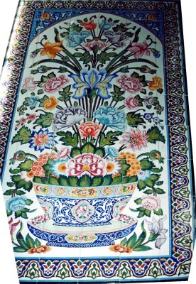 Orientalische Wandfliesen 225x120 cm 