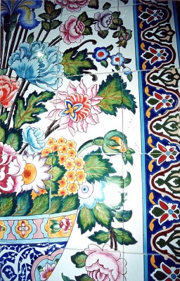 Orientalische Wandfliesen 225x120 cm 