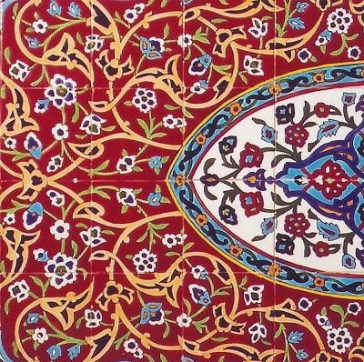 Orientalische Wandfliesen 90x150 cm 