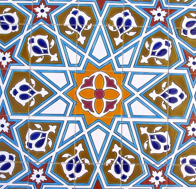 Orientalische Wandfliesen 75x105 cm 