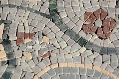 Mosaikfliesenbild aus Marmor 60x90cm 