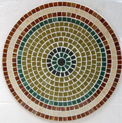 rundes Mosaikbild Nr. 1 ca. 34,5 cm