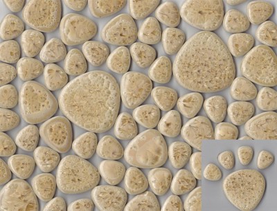 Pebbles Mosaikfliesen mit Effekt N3,  60 St.- 300 g.