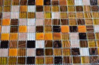 Mosaiksteine 1Matte ca. 0,107qm  Mix-GL50 225 St. a 2x2cm B-Ware