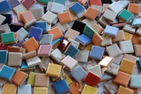 Mosaikfliesen Mixbunt 25x25mm 200 St. lose 1,5 kg