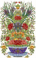 bemalte Wandfliesen 120x75 cm