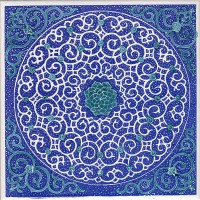 Orientalische Wandfliese 15x15 cm 