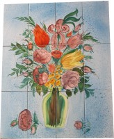 Orientalische Wandfliesen 75x60cm 