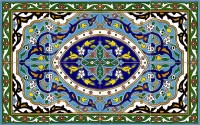 Orientalische Wandfliesen 50x80 cm
