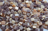 Glasmosaik Mixlila/rosa 1x1cm Mini Mosaik 600 St.- ca. 400g