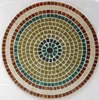 rundes Mosaikbild Nr. 1 ca. 34,5 cm