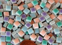 Mini Mosaikfliesen 5x5mm Pastell 320 St.- 50g.