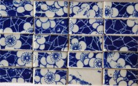 Mosaikfliesen mit Muster 2x4 cm 20 St. 190 g.