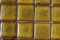 bastelbedarf Mosaik Leopard3   2,5x2,5x0,5cm 30 St. 220 g.
