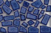 Bruchmosaik mit Effekt blau Nr10, 300 g.- ca. 30-35 St.