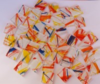 Crystal Mosaiksteine N78, 2,5x2,5cm 30 St.- ca. 160g.