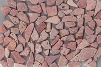 Marmorbruch Red Travertine, 500g. - ca. 80-110 St.