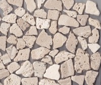 Marmorbruch Yellow Travertine, 500g. - ca. 50-70 St.
