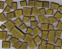 Bruchmosaik mit Tupfen, Leopard-3 , 300 g.- ca. 30-35 St.