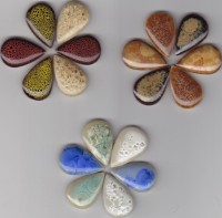 Mosaikfliesen Tropfen mit sch�nem Effekt Buntmix, 20 St.- 80g.