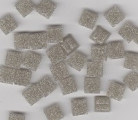 Mini Mosaiksteine 1x1cm Seidengrau 600 St. ca. 400 g.