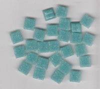 Mini Mosaiksteine 1x1cm Pastellt�rkis 600 St. ca. 400 g.