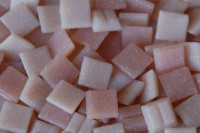 Mini Mosaiksteine 1x1cm Rosamix 600 St. ca. 400 g.