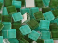 Crystalmosaik Gr�nmix 2 cm 100 St.- ca. 380g.