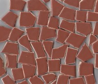 Bruchmosaik Signalbraun, 400 g.- ca. 40-50 St.