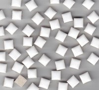 Mini Mosaiksteine wei� 1x1cm 120 St.- 130 g.
