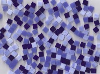 Tiffany Mosaiksteine Blaumix 1x1cm 330 St.- ca. 210g