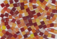 Tiffany Mosaiksteine Mix Feuer 1x1cm 330 St.- ca. 210g
