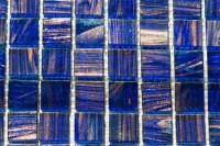Mosaiksteine 1Matte ca. 0,107qm dunkelblau 225 St. a2x2cm B-Ware
