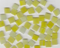 Tiffany Mosaiksteine gelb 1x1cm 330 St.- ca. 210g