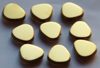 Metall Mosaiksteine gelbgold unregelm��ig N5, 1 St.- ca. 3g