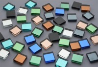 Spiegelmosaik Buntmix 2x2 cm 45 St.- ca. 200g.