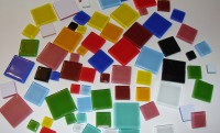 Mosaiksteine Crystal-mix4 Bunt aus 4 Formen 300 St. ca. 769g.